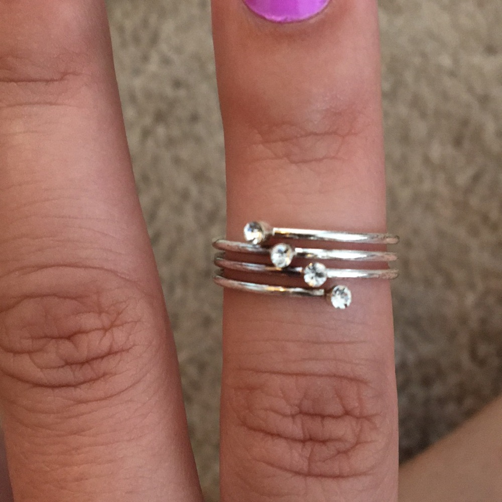 Rhinestone Wrap Ring